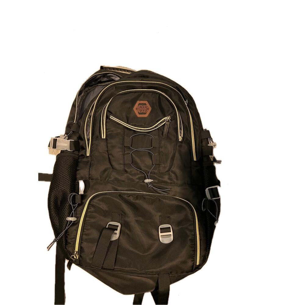 Weixier Soft Shell Hiking Backpack Black Brown